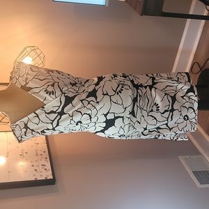 White & black dress from The Limited